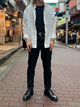 「ON THE TURF（オンザターフ）のアイテム」を使った、kantaさん（メンズ・165cm）の夏コーディネート