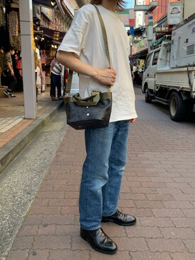 「OURET（オーレット）のアイテム（トップス）」を使った、kantaさん（メンズ・165cm）の夏コーディネート