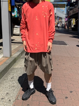 「STRANGE TRIP（ストレンジトリップ）のアイテム」を使った、kantaさん（メンズ・165cm）の夏コーディネート