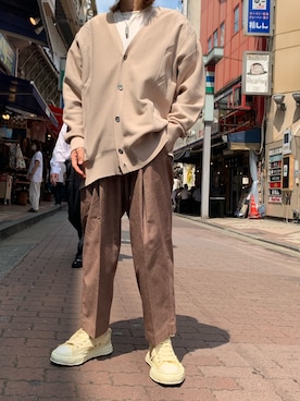 「HAVERSACK（ハバーザック）のアイテム（パンツ）」を使った、kantaさん（メンズ・165cm）の夏コーディネート