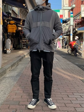 「ON THE TURF（オンザターフ）のアイテム」を使った、kantaさん（メンズ・165cm）の冬コーディネート