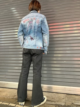 「surt（サート）のアイテム（ブルゾン）」を使った、kantaさん（メンズ・165cm）の冬コーディネート