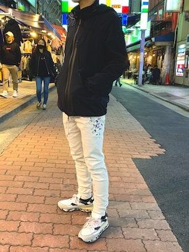 「TATRAS（タトラス）のアイテム（ブルゾン）」を使った、kantaさん（メンズ・165cm）の冬コーディネート