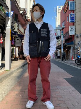「OURET（オーレット）のアイテム（トップス）」を使った、kantaさん（メンズ・165cm）の冬コーディネート