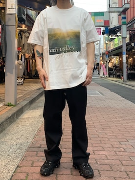 「NAISSANCE（ネサンス）のアイテム（トップス）」を使った、kantaさん（メンズ・165cm）の春コーディネート