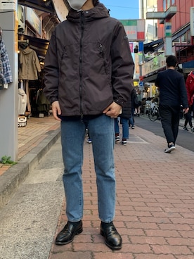 「TATRAS（タトラス）のアイテム（ブルゾン）」を使った、kantaさん（メンズ・165cm）の春コーディネート