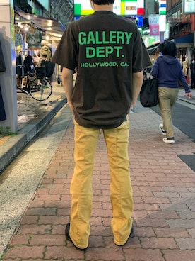 「GALLERY DEPT（ギャラリーデプト）のアイテム」を使った、kantaさん（メンズ・165cm）の春コーディネート