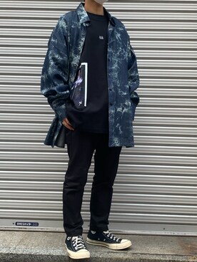 「ON THE TURF（オンザターフ）のアイテム」を使った、kantaさん（メンズ・165cm）の春コーディネート