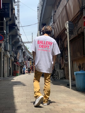 「GALLERY DEPT（ギャラリーデプト）のアイテム」を使った、kantaさん（メンズ・165cm）の春コーディネート