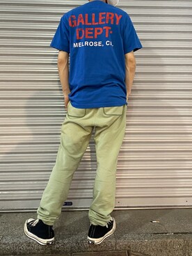 「GALLERY DEPT（ギャラリーデプト）のアイテム」を使った、kantaさん（メンズ・165cm）の夏コーディネート