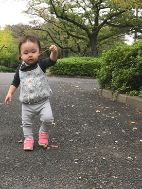 「OLIVE des OLIVE（オリーブデオリーブ）のアイテム」を使った、no&hiさん（キッズ・80cm）の秋コーディネート