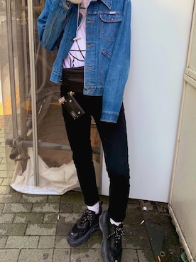 「improves（インプローブス）のアイテム（チノパンツ）」を使った、𝓶𝓪𝓭𝓸𝓰𝓲𝔀𝓪さん（メンズ・180cm）の夏コーディネート