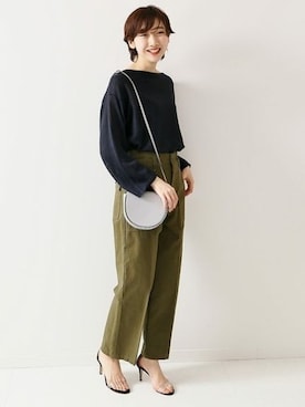 「FLYNN（フリン）のアイテム」を使った、marinaさん（レディース・167cm）の春コーディネート