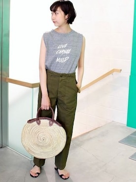 marinaさん（レディース・167cm）の夏コーディネート