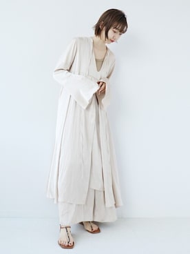 「plage（プラージュ）のアイテム（アクセサリー）」を使った、marinaさん（レディース・167cm）の冬コーディネート