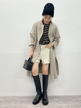 「plage（プラージュ）のアイテム（バッグ）」を使った、marinaさん（レディース・167cm）の秋コーディネート