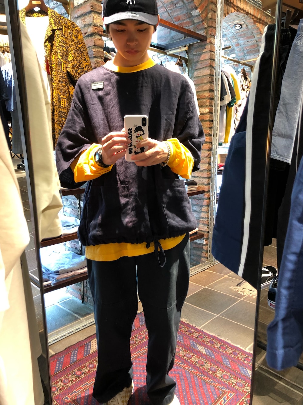 「Dickies、journal standard、NEW ERA、VANS、ストリート」｜「NEW ERAのアイテム（キャップ、ブルー系）」を使った、ちゃんさん（メンズ・169cm）の春コーディネートの1枚目の写真