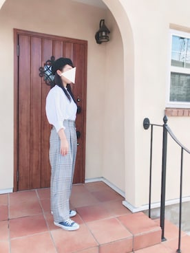 「CONVERSE（コンバース）のconverse（コンバース） ALL STAR OX（オールスターOX）（スニーカー）」を使った、Takahashi  Maoさん（レディース・159cm）の秋コーディネート