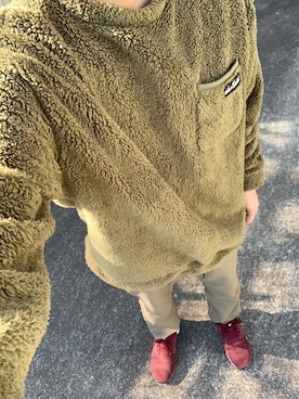 「WILD THINGS（ワイルドシングス）のアイテム（スウェット）」を使った、shochiさん（メンズ・173cm）の冬コーディネート