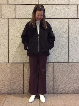 Hana Watabeさん(レディース・160cm)の秋コーディネート