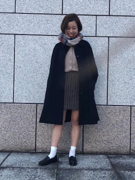 Hana Watabeさん（レディース・160cm）の秋コーディネート