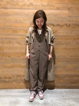 Hana Watabeさん(レディース・160cm)の春コーディネート