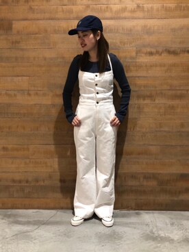 「softcream（ソフトクリーム）のアイテム」を使った、Hana Watabeさん（レディース・160cm）の春コーディネート