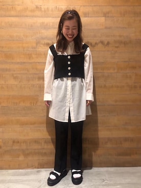 Hana Watabeさん(レディース・160cm)の春コーディネート