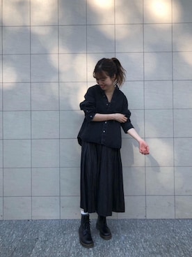 Hana Watabeさん（レディース・160cm）の秋コーディネート