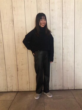 Hana Watabeさん（レディース・160cm）の秋コーディネート