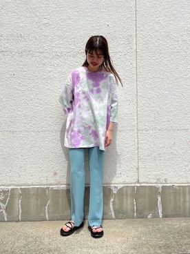 Hana Watabeさん（レディース・160cm）の春コーディネート