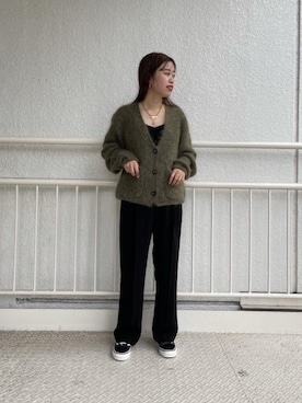 Hana Watabeさん（レディース・160cm）の秋コーディネート