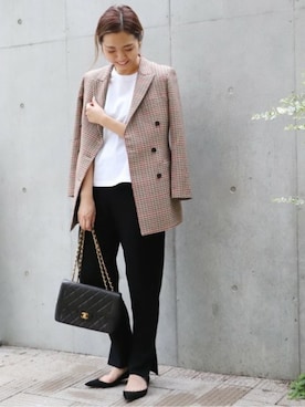 「VERMEIL par iena」｜「アイテム（ジャケット/アウター）」を使った、vermeilayanoさん（レディース・170cm）の夏コーディネート