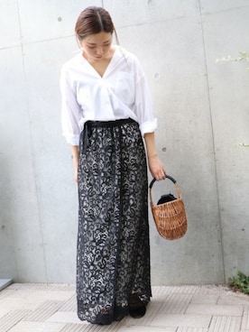 「リラックス感」｜vermeilayanoさん（レディース・170cm）の秋コーディネート