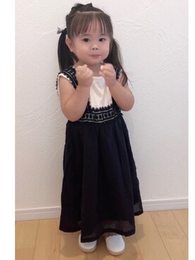 2歳女の子 のキッズ人気ファッションコーディネート 髪型 ロングヘアー Wear