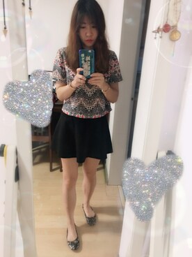 「TOPSHOP（トップショップ）のアイテム（シャツ/ブラウス）」を使った、T i n a.さん（レディース・166cm）の冬コーディネート