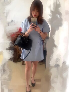 「lady」｜「アイテム（スリッポン）」を使った、T i n a.さん（レディース・166cm）の冬コーディネート