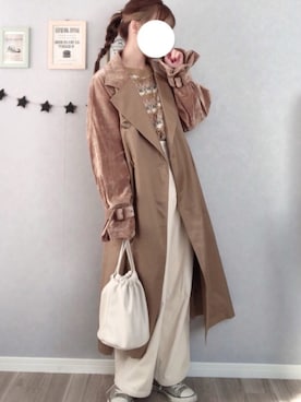 𝚢𝚞𝚖𝚒𝚗𝚌𝚘.𓈒𓆸さん（レディース・154cm）の秋コーディネート