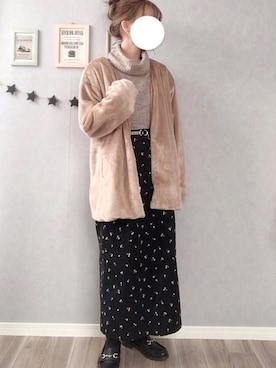 𝚢𝚞𝚖𝚒𝚗𝚌𝚘.𓈒𓆸さん(レディース・154cm)の冬コーディネート