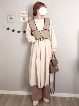 𝚢𝚞𝚖𝚒𝚗𝚌𝚘.𓈒𓆸さん（レディース・154cm）の春コーディネート