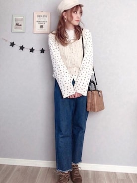 𝚢𝚞𝚖𝚒𝚗𝚌𝚘.𓈒𓆸さん（レディース・154cm）の春コーディネート