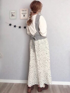 𝚢𝚞𝚖𝚒𝚗𝚌𝚘.𓈒𓆸さん（レディース・154cm）の春コーディネート