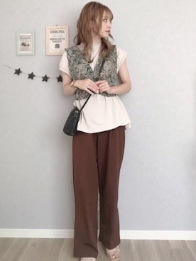 𝚢𝚞𝚖𝚒𝚗𝚌𝚘.𓈒𓆸さん(レディース・154cm)の夏コーディネート