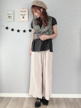 𝚢𝚞𝚖𝚒𝚗𝚌𝚘.𓈒𓆸さん(レディース・154cm)の秋コーディネート