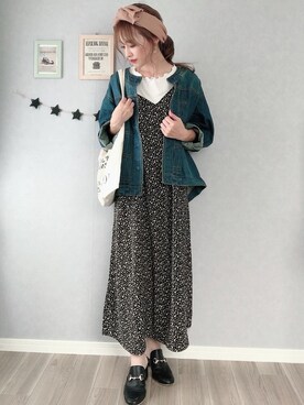 𝚢𝚞𝚖𝚒𝚗𝚌𝚘.𓈒𓆸さん（レディース・154cm）の秋コーディネート