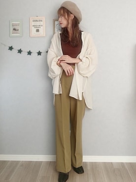 𝚢𝚞𝚖𝚒𝚗𝚌𝚘.𓈒𓆸さん（レディース・154cm）の秋コーディネート