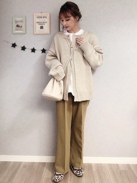 「tiptop」｜𝚢𝚞𝚖𝚒𝚗𝚌𝚘.𓈒𓆸さん（レディース・154cm）の秋コーディネート