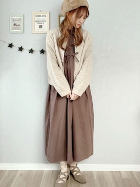 𝚢𝚞𝚖𝚒𝚗𝚌𝚘.𓈒𓆸さん（レディース・154cm）の冬コーディネート