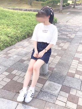 お月 ⸝⋆さん（レディース・160cm）の夏コーディネート