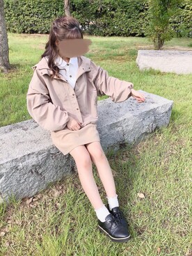 「pairpair」｜「アイテム（ジャケット/アウター）」を使った、お月 ⸝⋆さん（レディース・160cm）の夏コーディネート